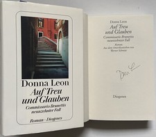 Donna Leon libro firmato firma