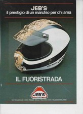 advertising Pubblicità-CASCO MOTO JEB'S FUORISTRADA  1982   MOTOSPORT EPOCA