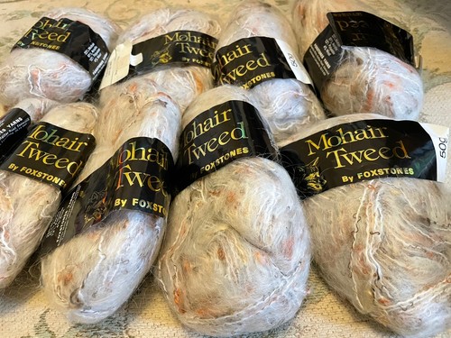Mohair tweed foxstones - mohair,