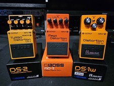 3x Boss Pedale di distorsione