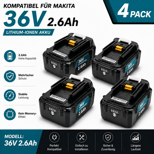 Batteria per makita - per, 36v