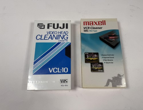 Fuji maxell vhs - fuji, cleaner