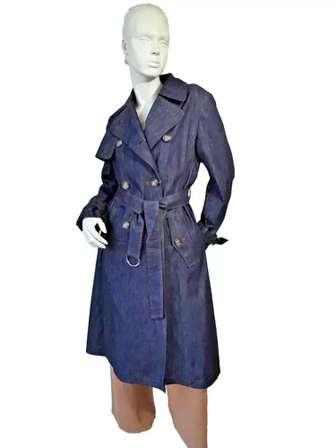 Max mara trench - in, denim