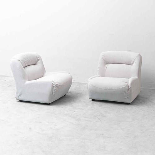 Coppia poltrone tessuto - di,