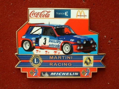 Pin renault turbo bleue - turbo,