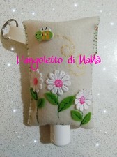 Porta gel igienizzante feltro