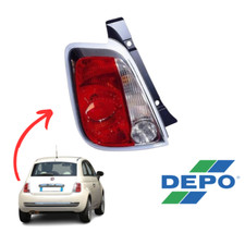 STOP SX FIAT 500 2007 2012 FARO FANALE POSTERIORE BIANCO-ROSSO (NON PER CABRIO)