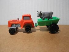 KINDER FERRERO: TRATTORE ROSSO E CARRO VERDE CON MUCCA  K 95 N. 44