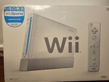 Nintendo Wii Console Wii Gioco Sportivo Telecomando Nunchuck Bianco Famiglia Bambini Nuova