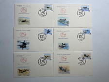 2023 Serie di 6 FDC Buste Cavallino 100° Aeronautica Militare Velivoli