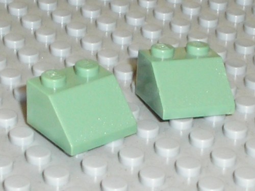 Lego sandgreen slope - lego,