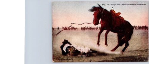 Antica sedia dondolo western - antica,