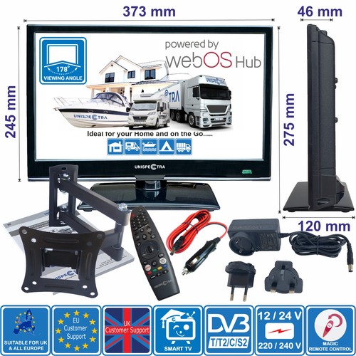 Unispectra smart tv full - 16",