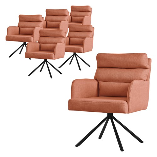 Set sedie pranzo arancio - da,