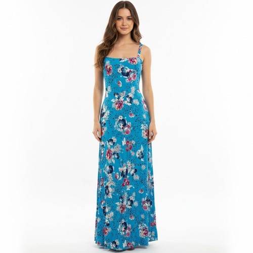 Maxi abito zara blu - maxi,
