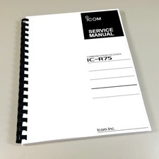 Icom IC-R75 Manuale di servizio