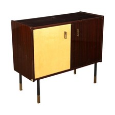 Piccolo Mobile Bar Vintage Design Impiallacciato Mogano Anni 60 Originale