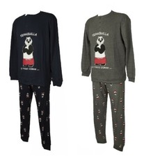 Pigiama bambino ragazzo CRAZY FARM cotone interlock invernale manica lunga collo