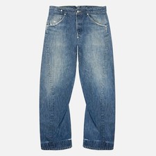 Jeans Vintage Levi's Engineered Fibbia Schienale Baggy Twisted Barrel Distressed 34x34