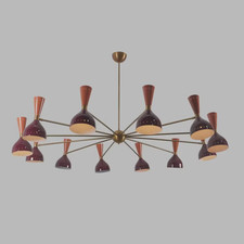 Brass sputnik chandelier - sputnik, –