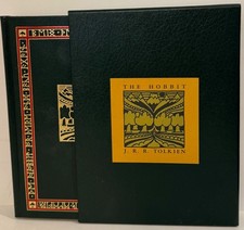 Hobbit, Hardcover by Tolkien, J. R. R., In slipcase - Like New -Houghton Mifflin