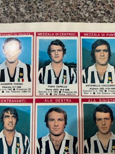 Figurina capello juventus - capello,