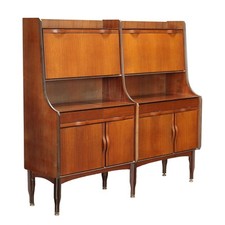 Mobile Credenza Vintage Impiallacciata Teak Cassetti a Vista Design Anni 60