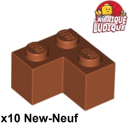 Lego 10x mattone brick 2x2 - mattone,