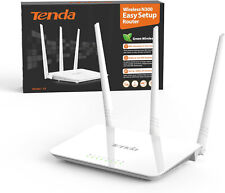 TENDA F3 N300 ROUTER WIFI 300 MBPS 3 ANTENNE RIPETITORE CONFIGURAZIONE SEMPLICE