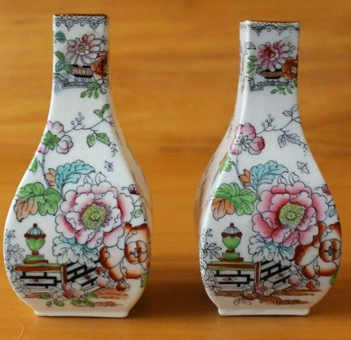 Coppia vasi fiori orientali - di,