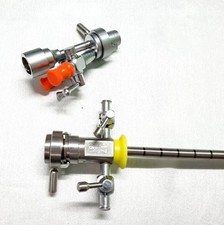 Guaina per cistoscopia laparoscopica 17FR con ponte doppio canale strumenti SS