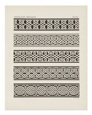 Poster ornamento intrecciato