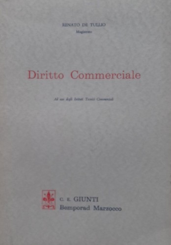 Diritto commerciale uso - ad,