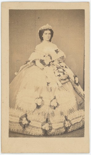 Cdv circa 1860 - 1860., marie-sophie