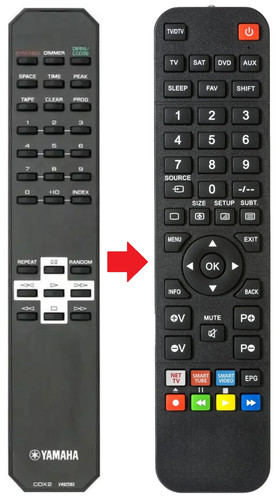 Telecomando adatto per yamaha - adatto,