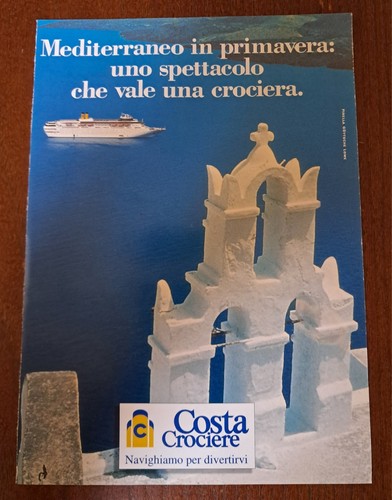 Pubblicità costa crociere - pubblicità,