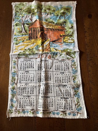 Calendario lino vintage - calendario,