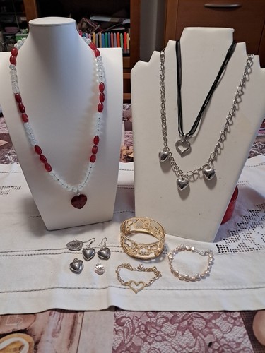 Lotto bigiotteria cuore - ,