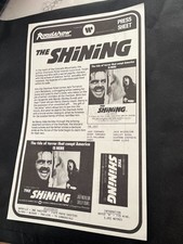 THE SHINING FOGLIO STAMPA