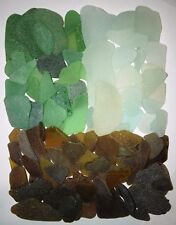 VETRI DI MARE DECORATIVI LEVIGATI SATINATI DAL MARE 500 GR -  DECOUPAGE CANDELE 