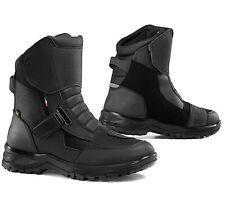 STIVALI BOOTS MOTO FALCO LAND 3 TOURING IMPERMEABILI D3O NERO TG 45