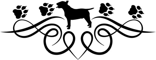 Bull terrier adesivo - bull,