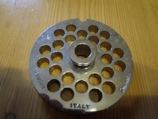 Trafila x tritacarne INOX diametro mm 6,9  buchi mm 8 USATO PERFETTO