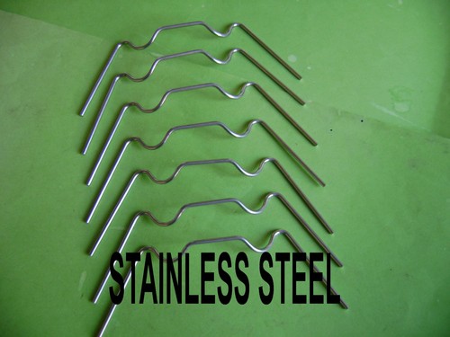 Clip per vetri acciaio inox - in,