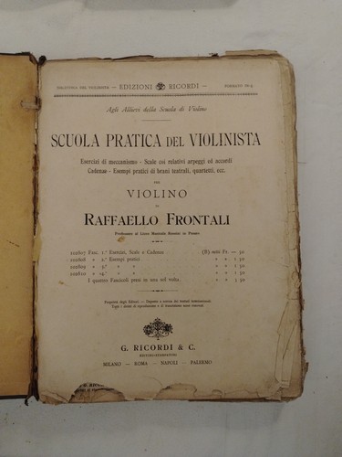 Scuola pratica del violinista