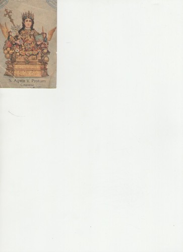 Sant agata immaginetta cereria - sant'agata,