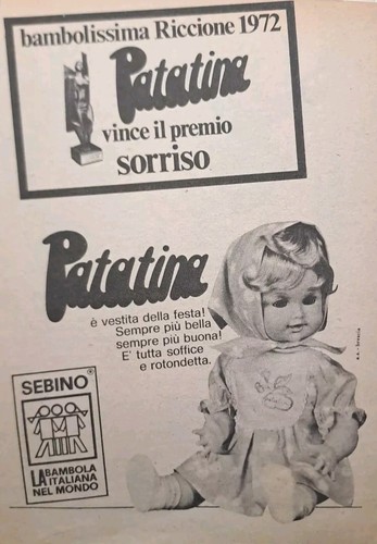 Bambola sebino patatina - sebino,