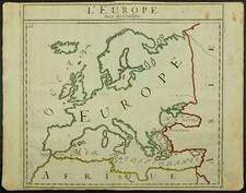 1711 - Carta Geografica Antica