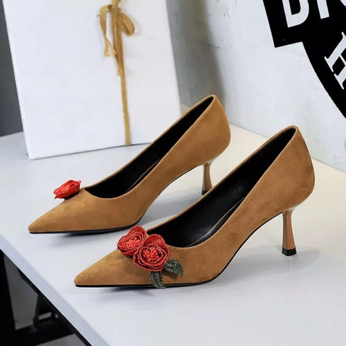 Decolte donna cammello - decolte,