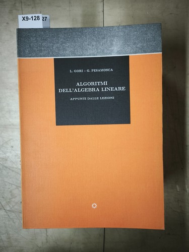 Algoritmi dell algebra - algoritmi, dell'algebra